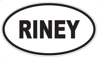 RINEY - Oval Magnet