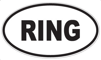 RING - Oval Sticker