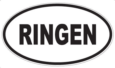 RINGEN - Oval Magnet
