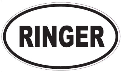 RINGER - Oval Sticker