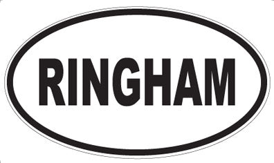 RINGHAM - Oval Magnet