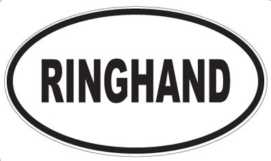 RINGHAND - Oval Sticker