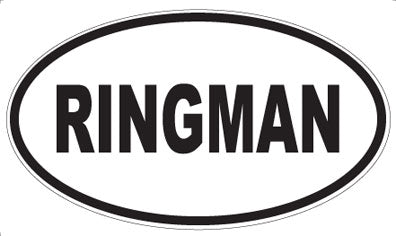 RINGMAN - Oval Magnet