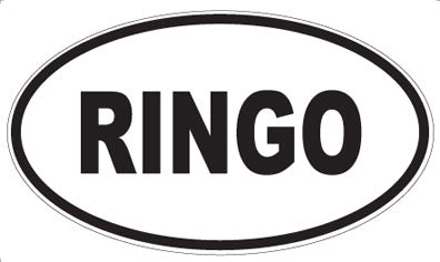 RINGO - Oval Magnet