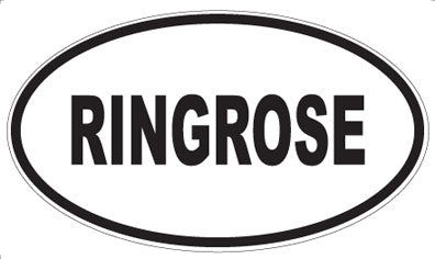 RINGROSE - Oval Magnet