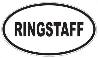 RINGSTAFF - Oval Magnet