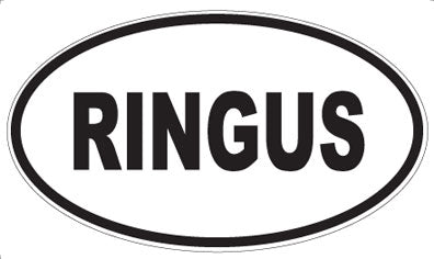 RINGUS - Oval Sticker