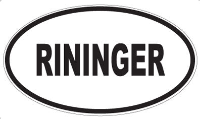 RININGER - Oval Magnet