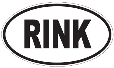 RINK - Oval Sticker