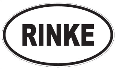 RINKE - Oval Magnet