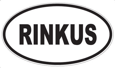 RINKUS - Oval Sticker