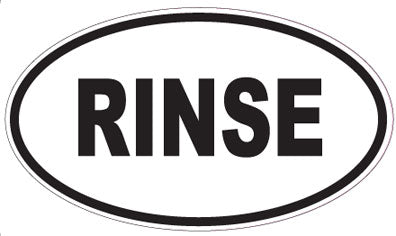 RINSE - Oval Magnet