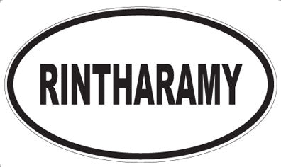 RINTHARAMY - Oval Sticker