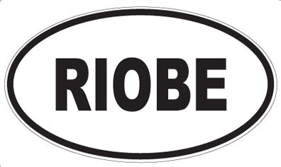 RIOBE - Oval Magnet