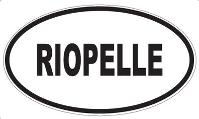 RIOPELLE - Oval Sticker
