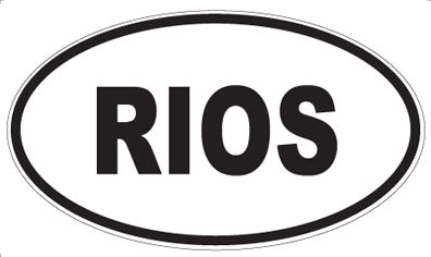 RIOS - Oval Magnet