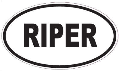 RIPER - Oval Magnet