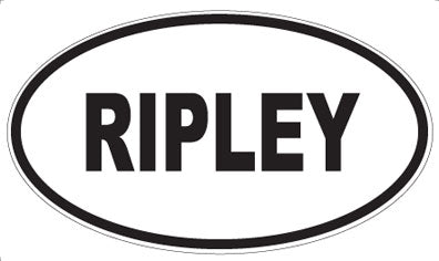 RIPLEY - Oval Sticker
