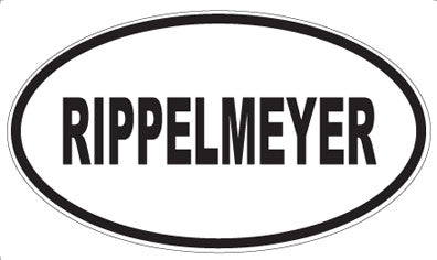 RIPPELMEYER - Oval Sticker