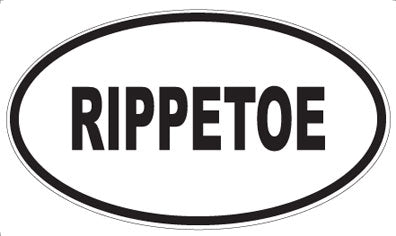 RIPPETOE - Oval Magnet