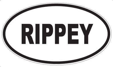 RIPPEY - Oval Magnet