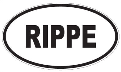 RIPPE - Oval Magnet