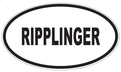 RIPPLINGER - Oval Sticker