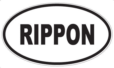 RIPPON - Oval Sticker