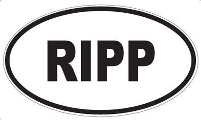 RIPP - Oval Magnet