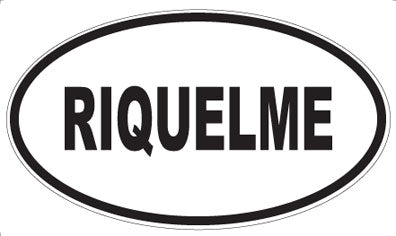 RIQUELME - Oval Magnet