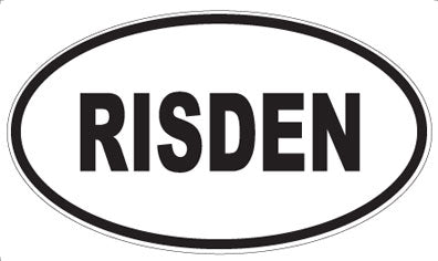 RISDEN - Oval Magnet
