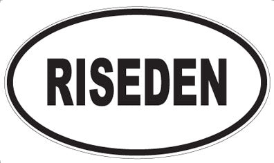 RISEDEN - Oval Magnet
