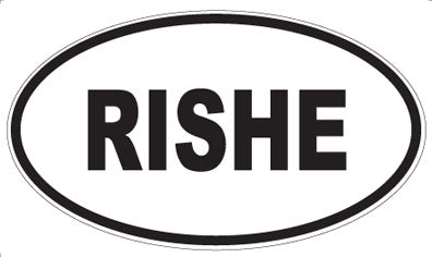 RISHE - Oval Sticker