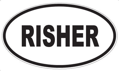 RISHER - Oval Magnet