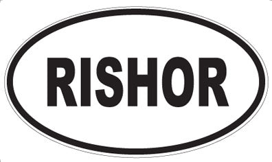 RISHOR - Oval Sticker