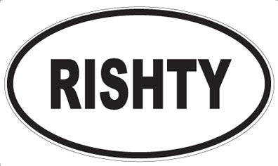 RISHTY - Oval Magnet