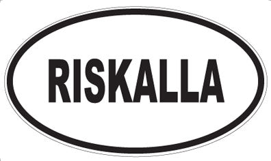 RISKALLA - Oval Magnet