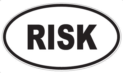 RISK - Oval Magnet
