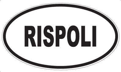 RISPOLI - Oval Sticker