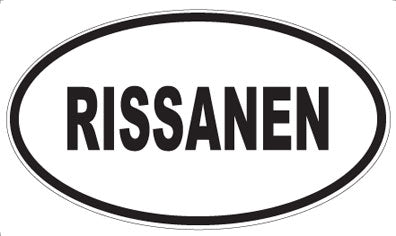 RISSANEN - Oval Sticker