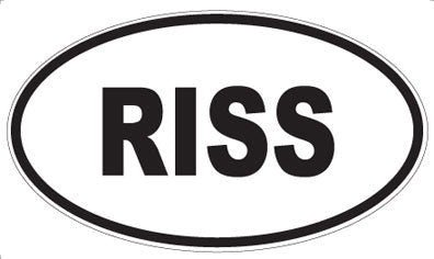 RISS - Oval Magnet