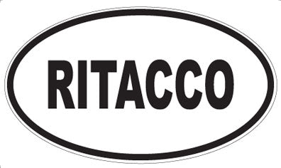 RITACCO - Oval Sticker