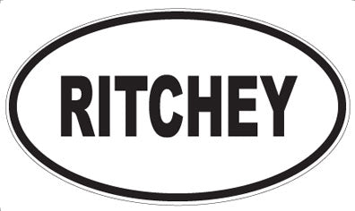 RITCHEY - Oval Magnet