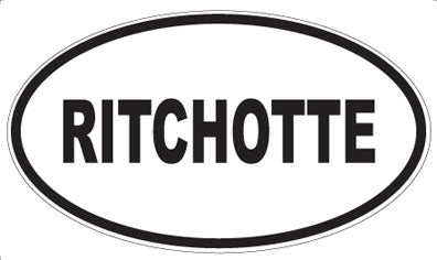 RITCHOTTE - Oval Sticker