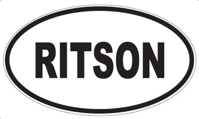 RITSON - Oval Sticker