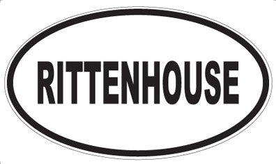 RITTENHOUSE - Oval Magnet
