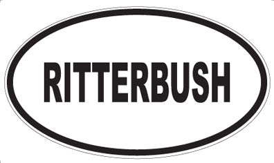 RITTERBUSH - Oval Magnet