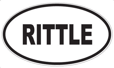 RITTLE - Oval Magnet