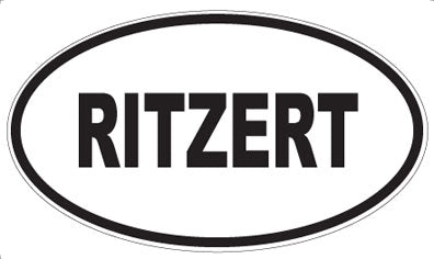 RITZERT - Oval Magnet