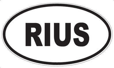 RIUS - Oval Magnet